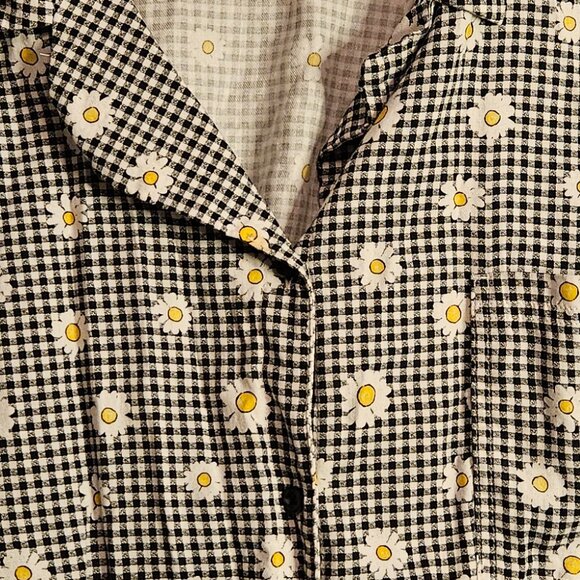 Plaid Button Up Short Sleeve - Picture 2 of 2